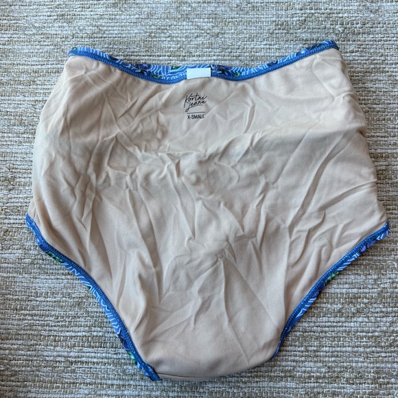 Kortni Jeane Blue Blueberry Swim Bottoms NWOT size XS - Picture 4 of 7